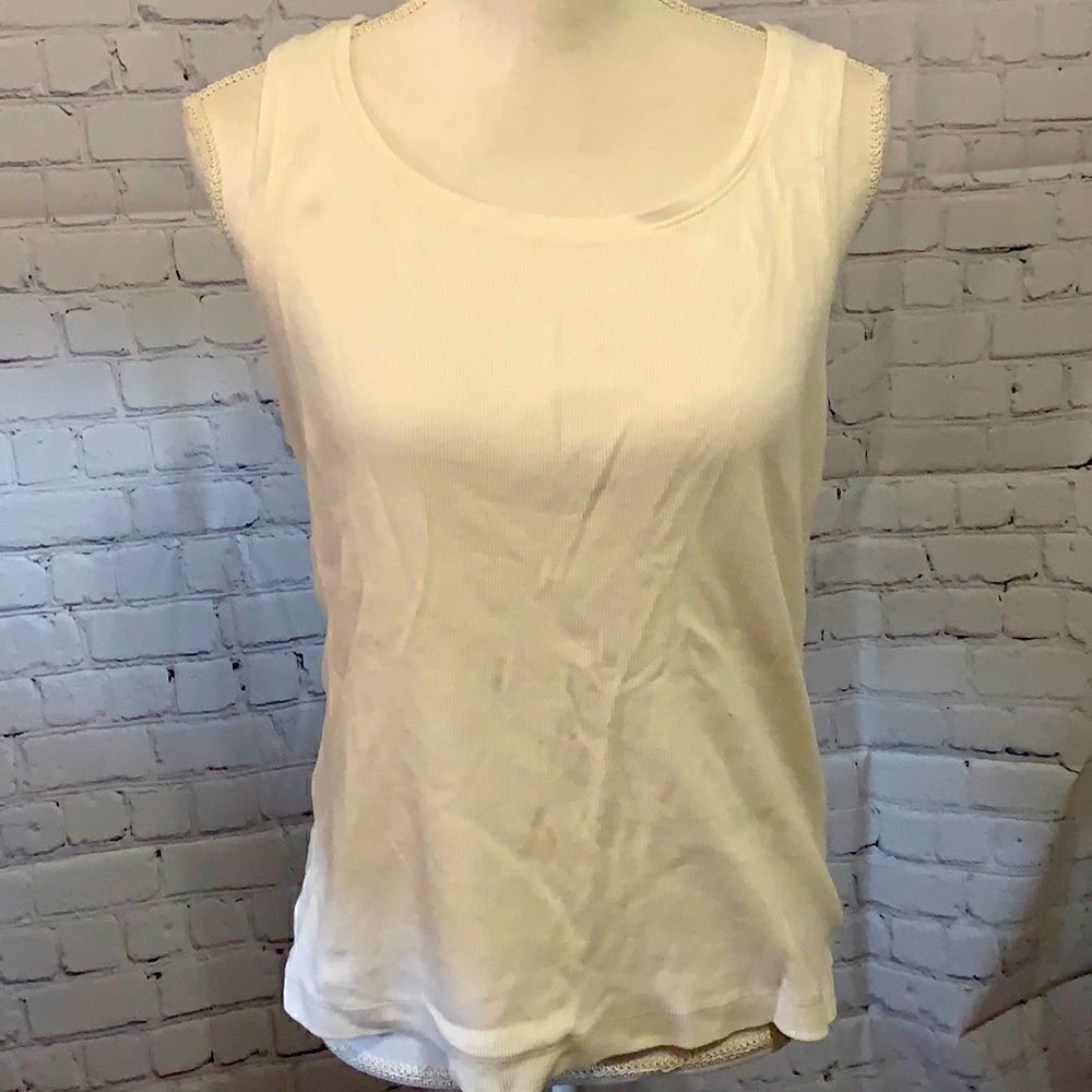 Chico’s White Tank Top - Size 2 or L 12